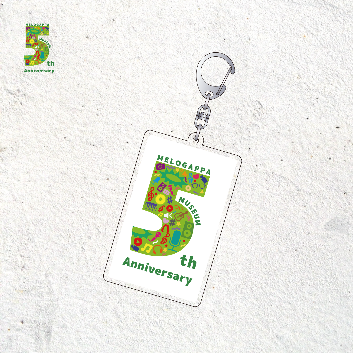 5th Anniversary キーホルダー 5th Anniversary アクリルキーホルダー