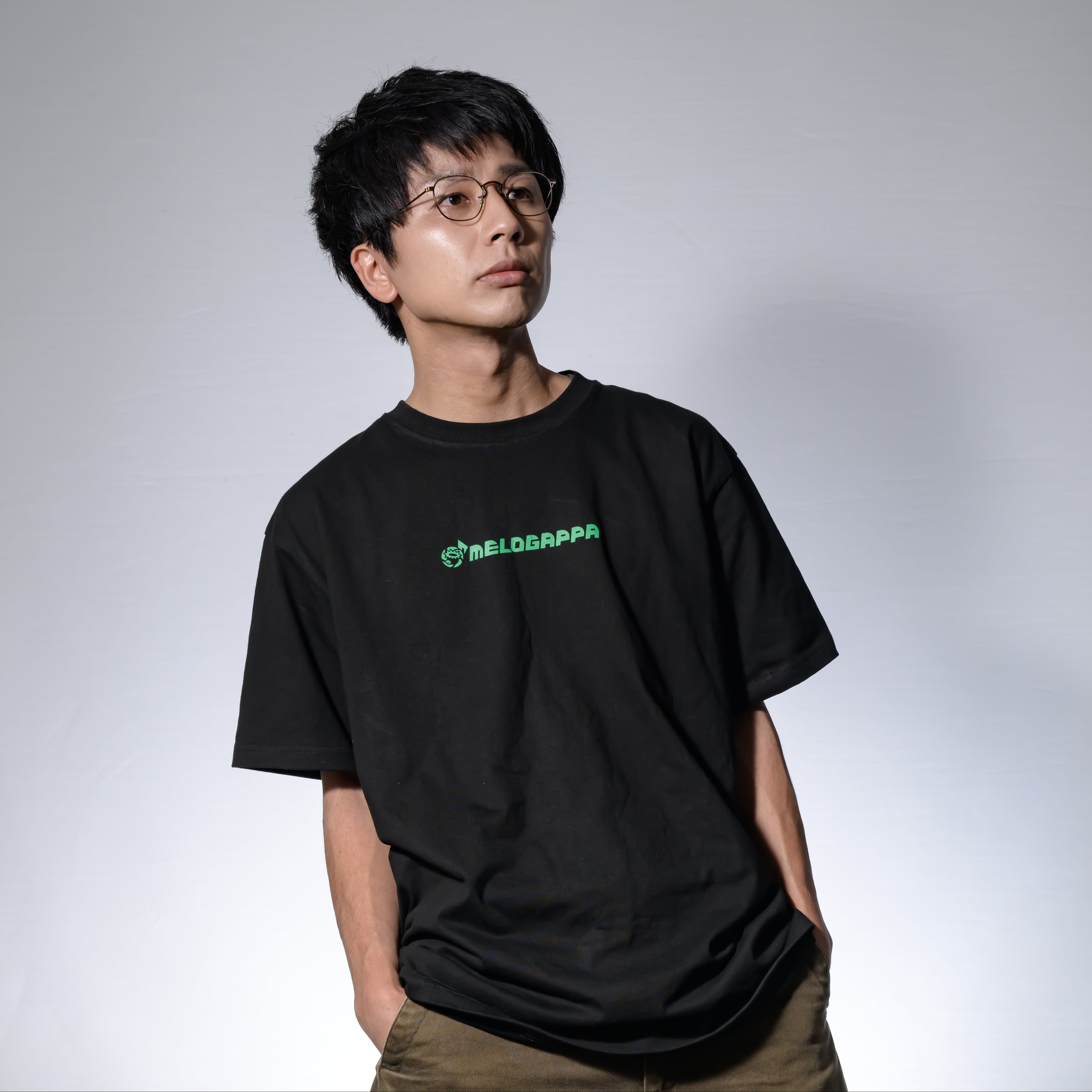 MELOGAPPATシャツ〈黒〉