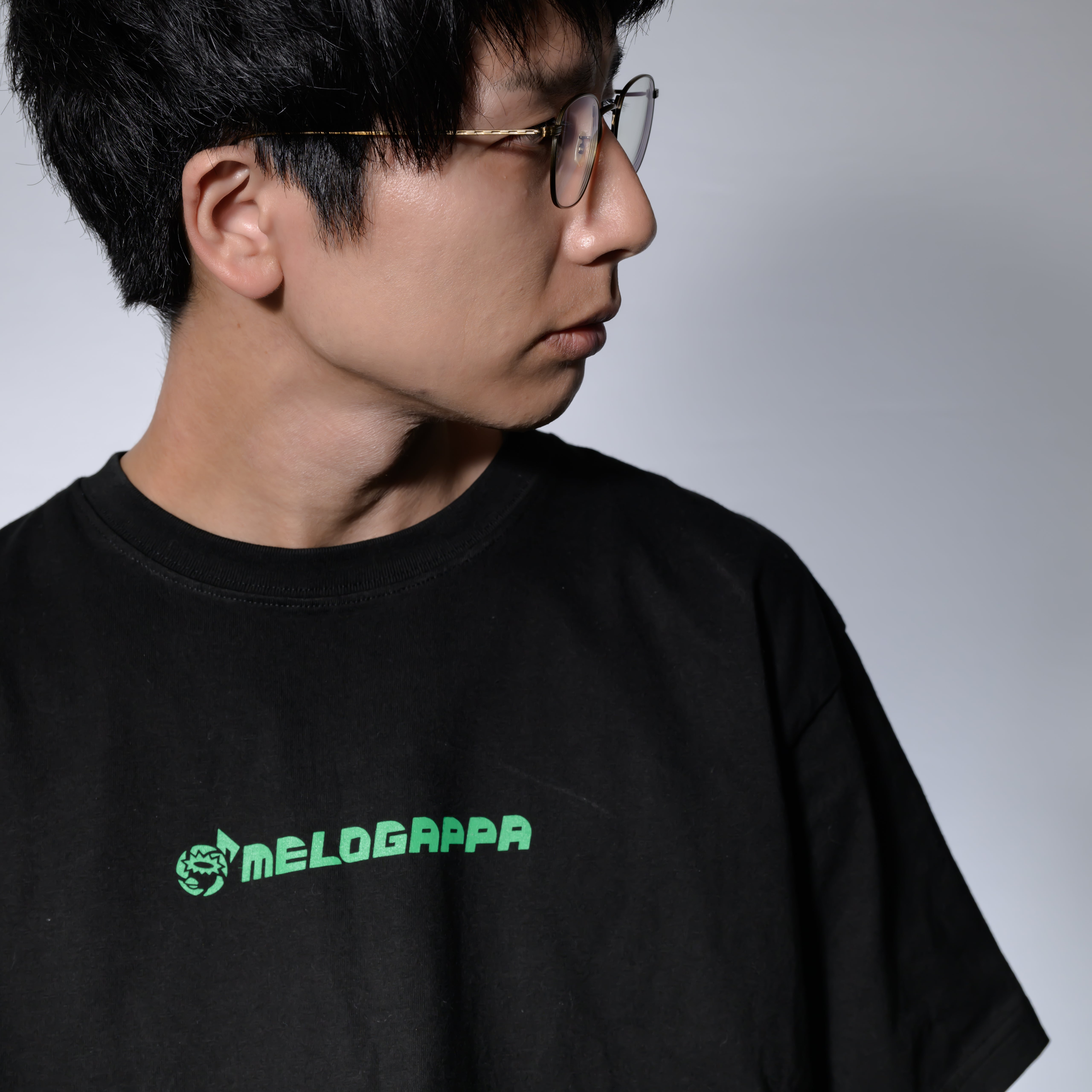 MELOGAPPATシャツ〈黒〉
