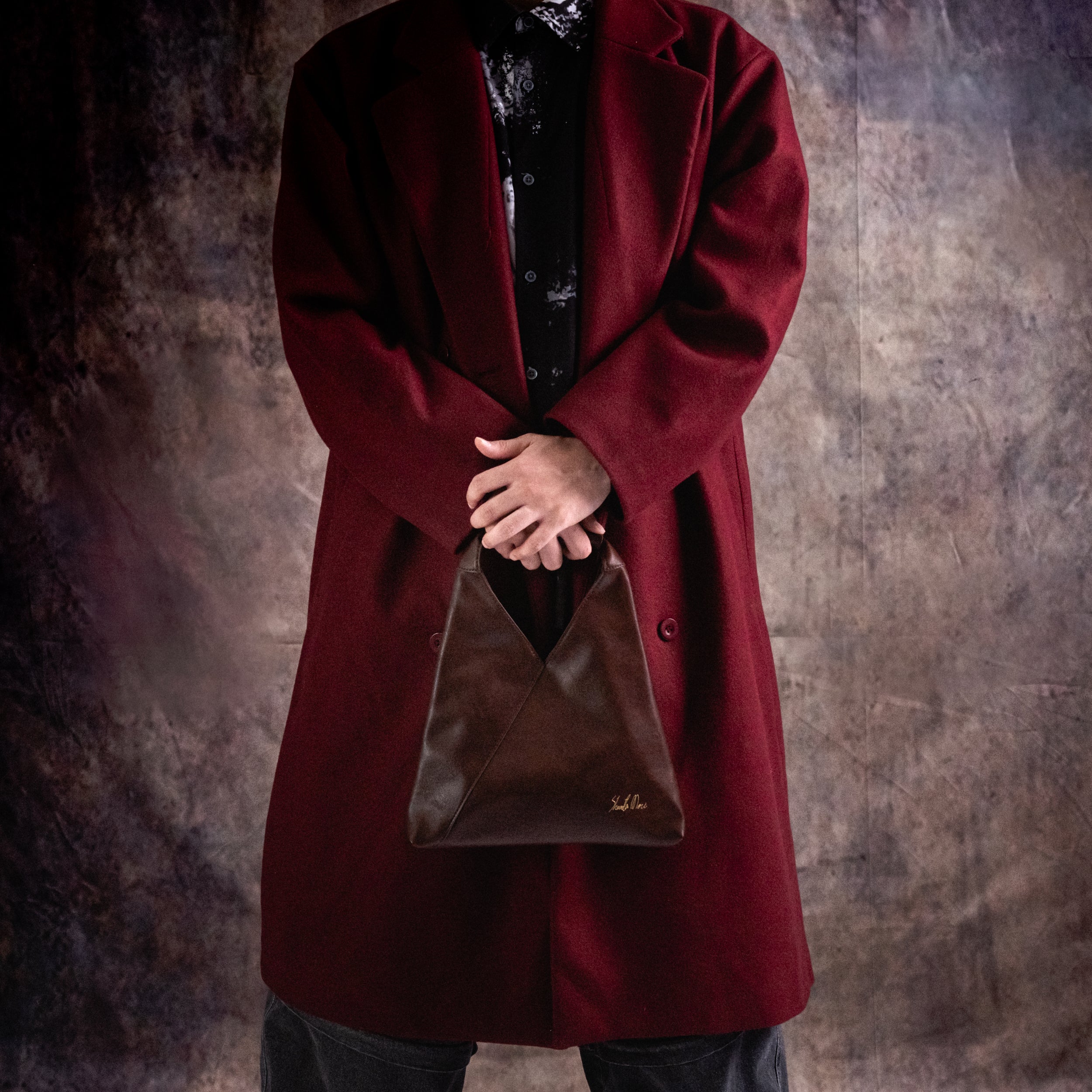 【抽選商品】Omusuviレザーバッグ BROWN