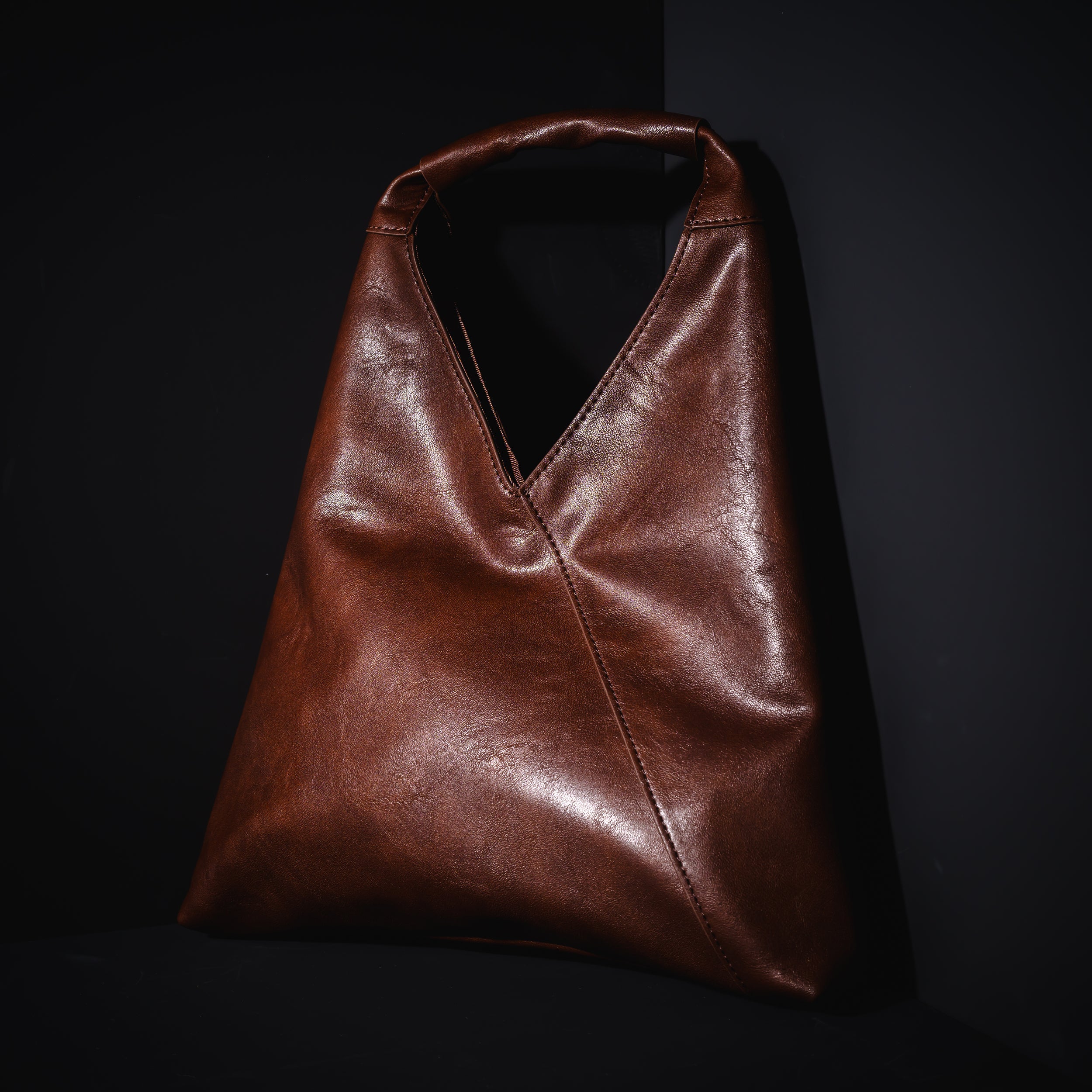 【抽選商品】Omusuviレザーバッグ BROWN