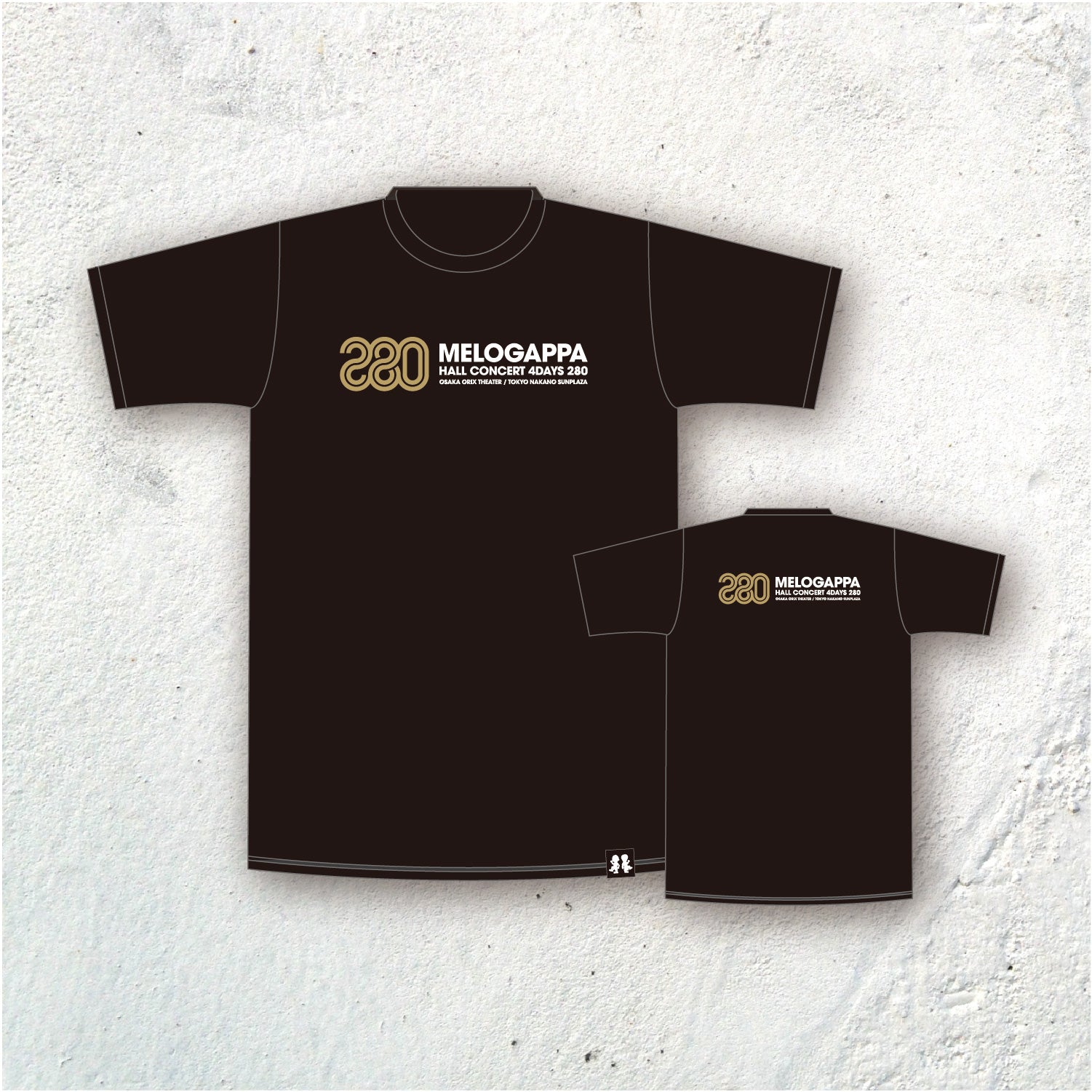 前も後ろも280Tシャツ