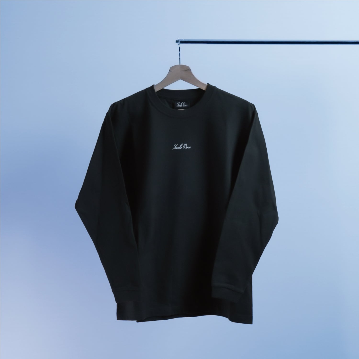 【販売終了】NANITABEMASU ロンT -SHIKAKU- Black