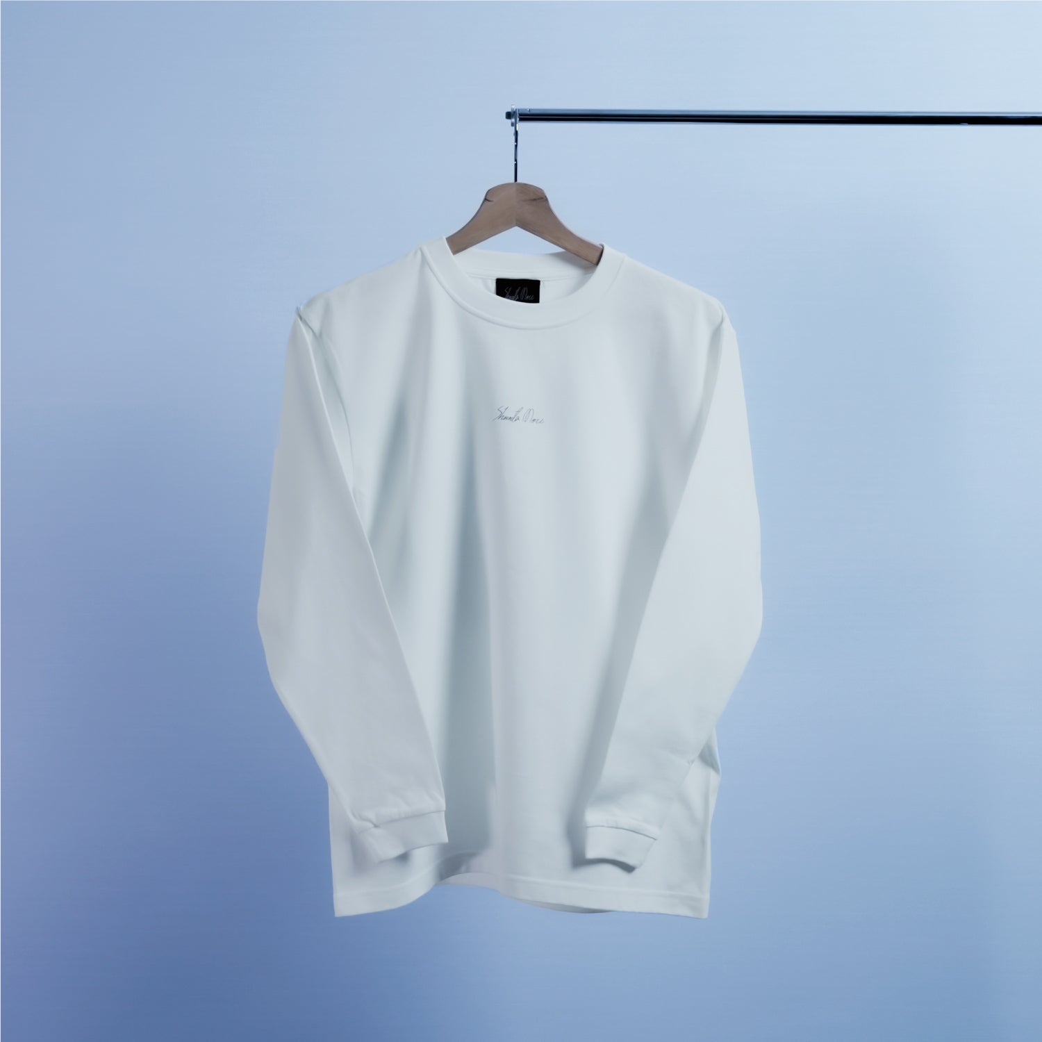 【販売終了】NANITABEMASU ロンT -SHIKAKU- White