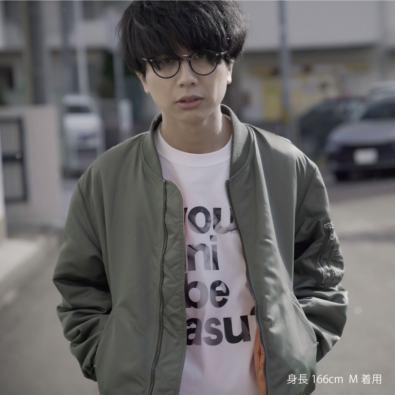 【販売終了】NANITABEMASU ロンT -MOJI- White