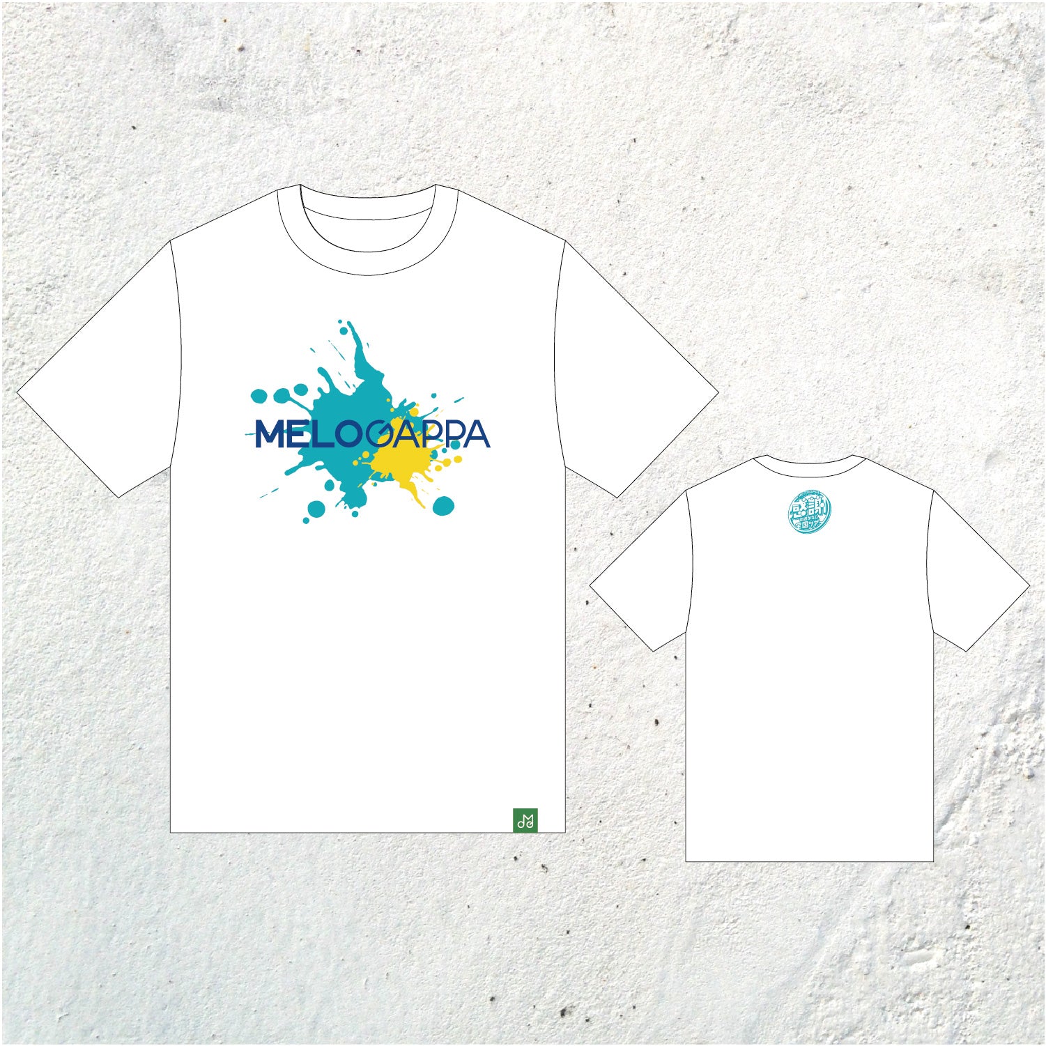 感謝あふれでる!!!ロゴTシャツ WHITE