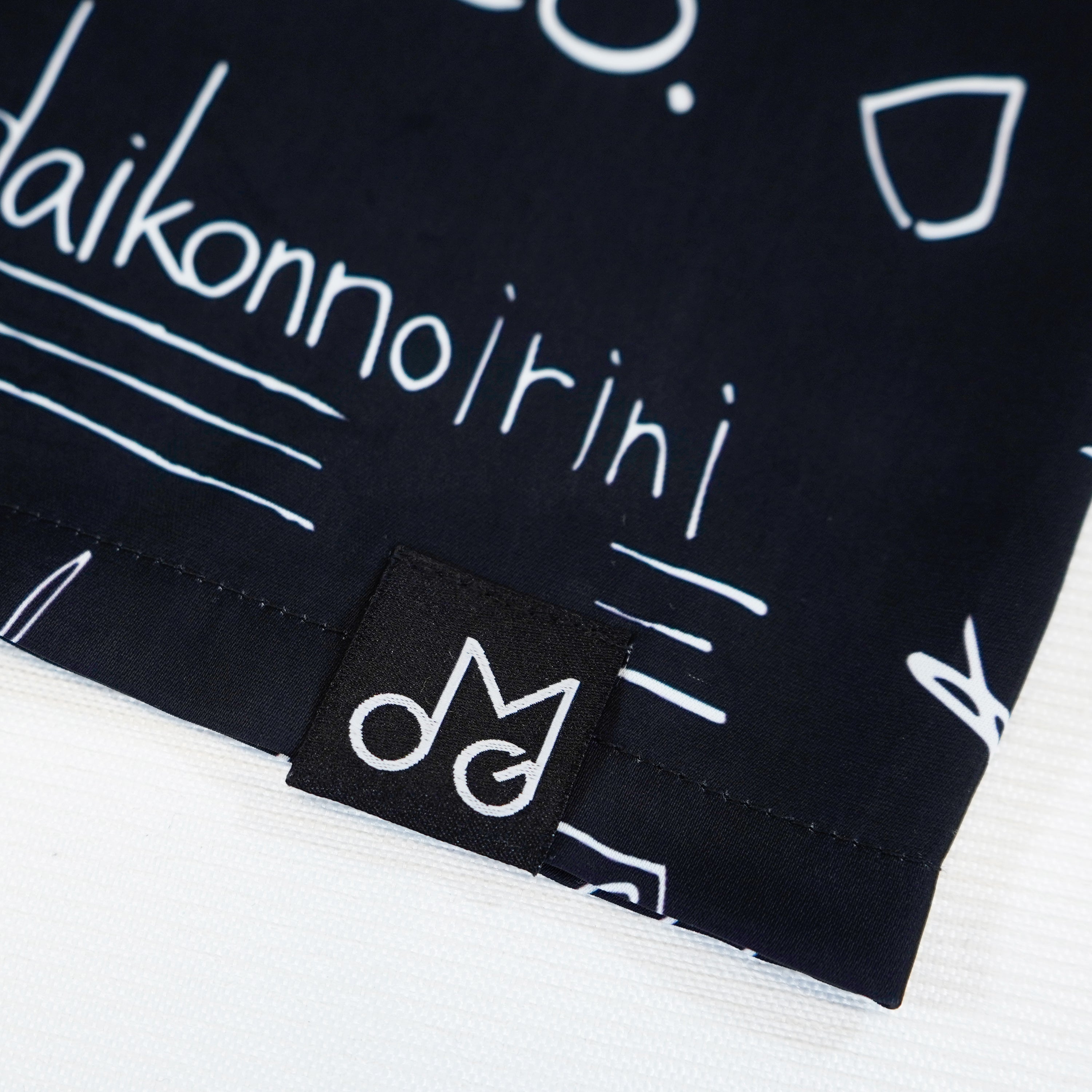 tabemonoシャツ BLACK