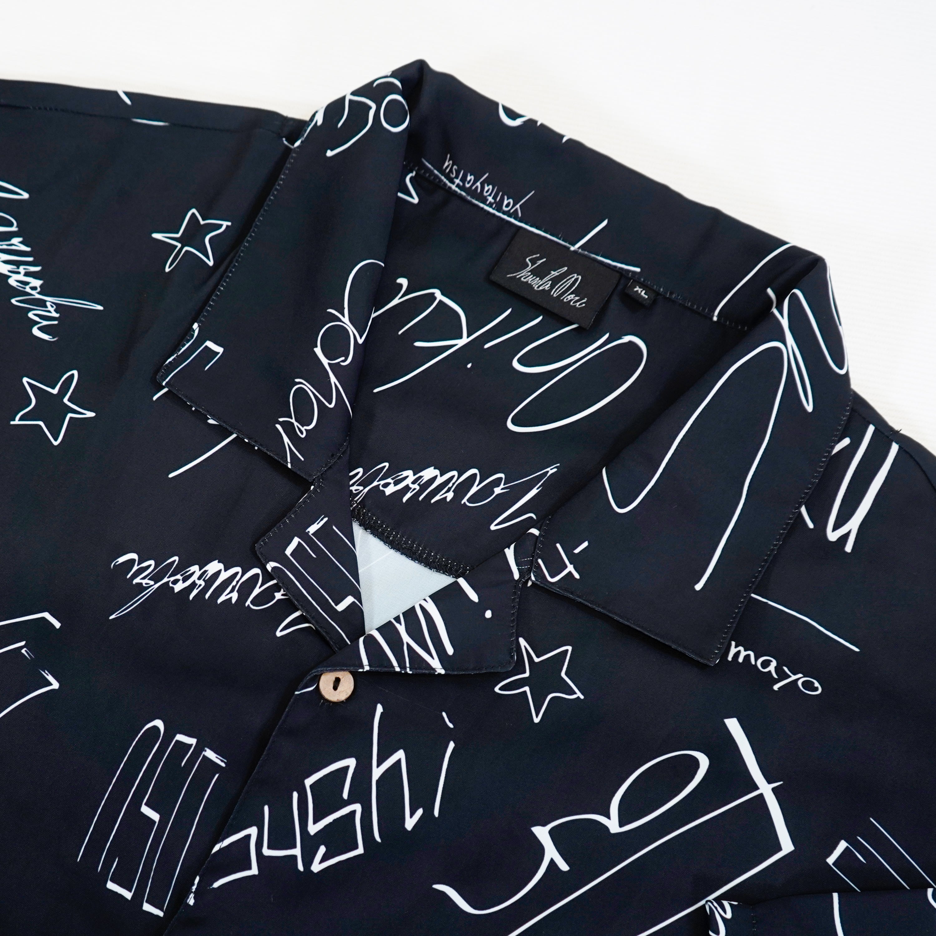 tabemonoシャツ BLACK