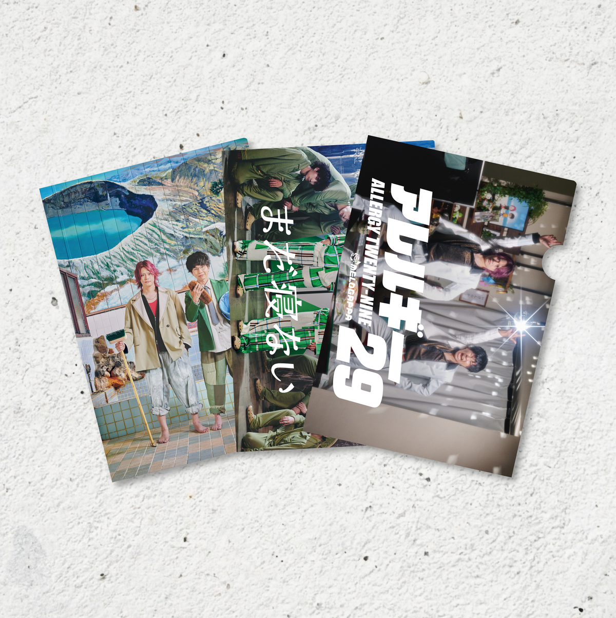 【受注販売】おもしろ音楽A4クリアファイルセット(3種セット)