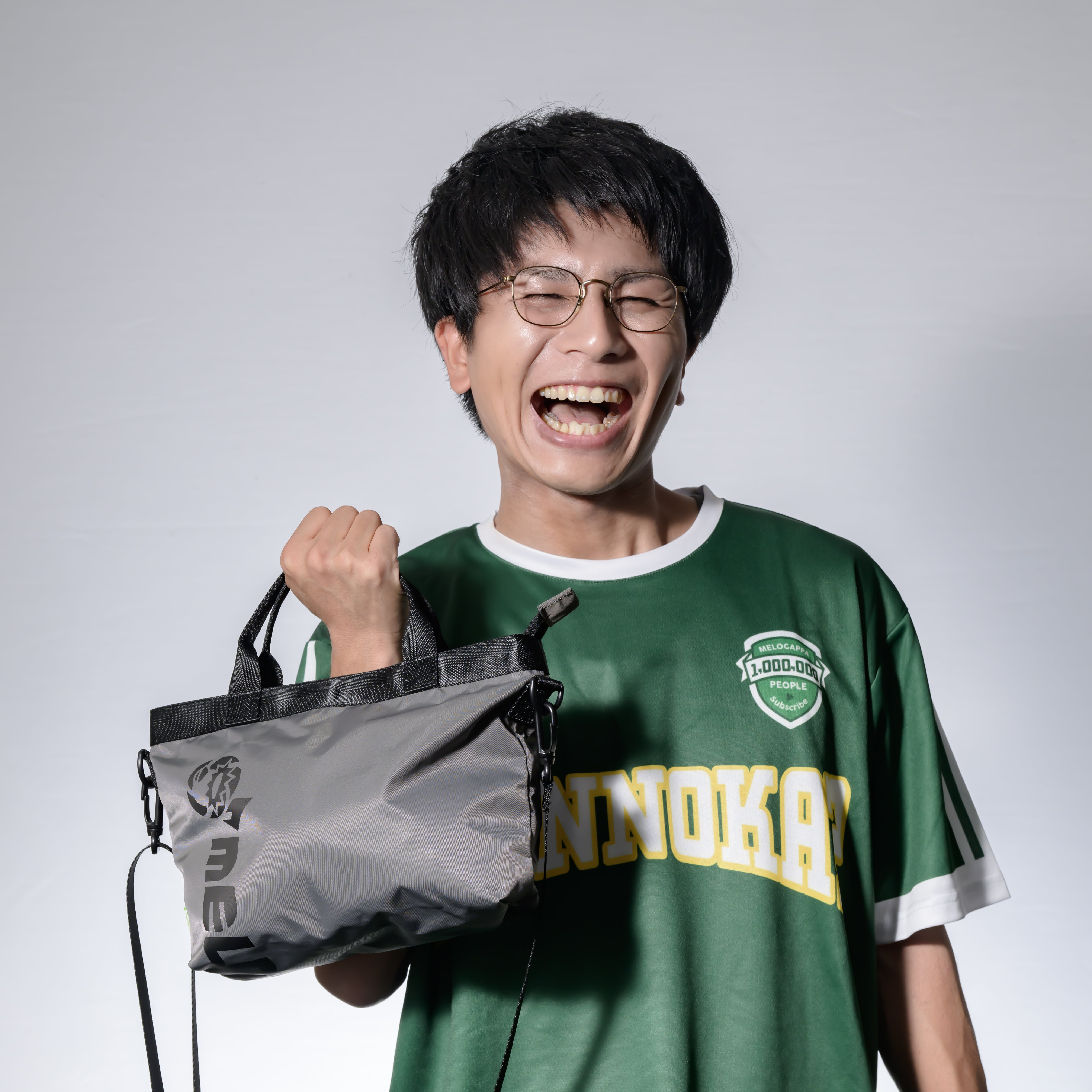 Omusuviレザーバッグ MELOGAPPA MELOGAPPA ランチトートバッグ〈グレー〉