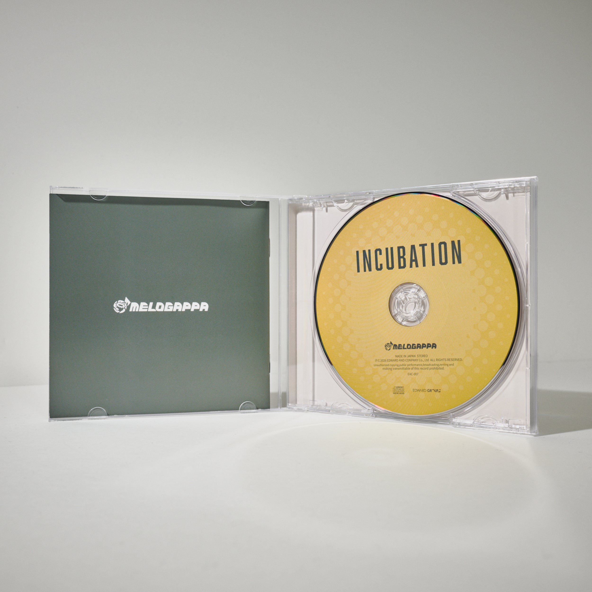 潜伏期間 - Incubation. [CD] レコードの館 (2019) 1st Mini Album 「INCUBATION」(LIVE音源ボーナストラック入りCD)